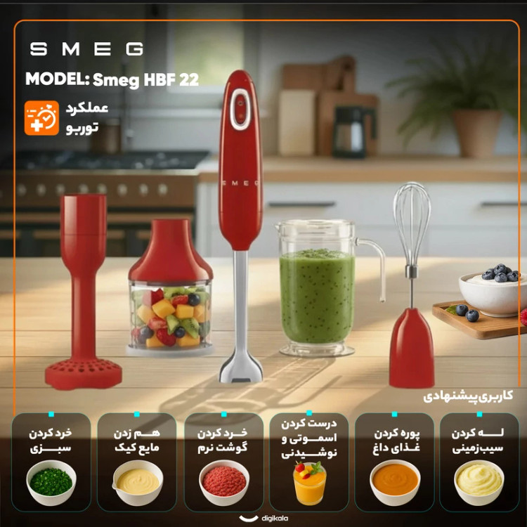 گوشت کوب برقی چندکاره اسمگ مدل HBF22