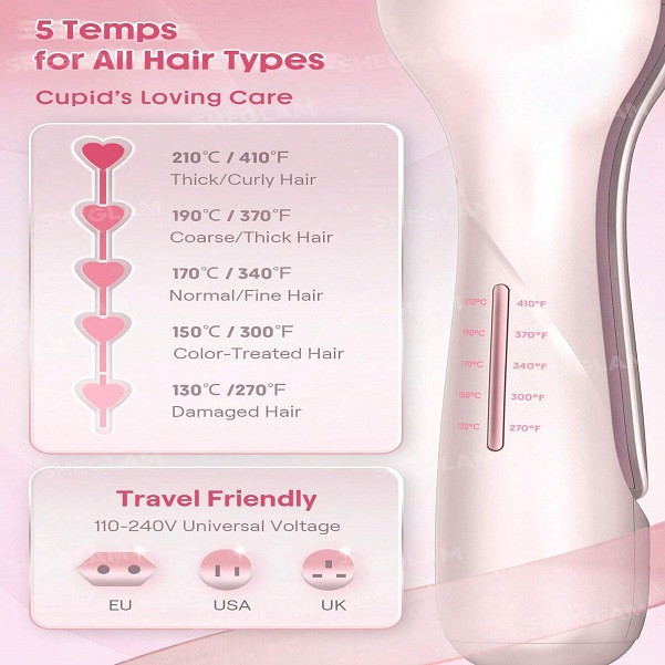 فر کننده مو شیگلم مدل Cupid’s Charm Beach Babe Hair Waver